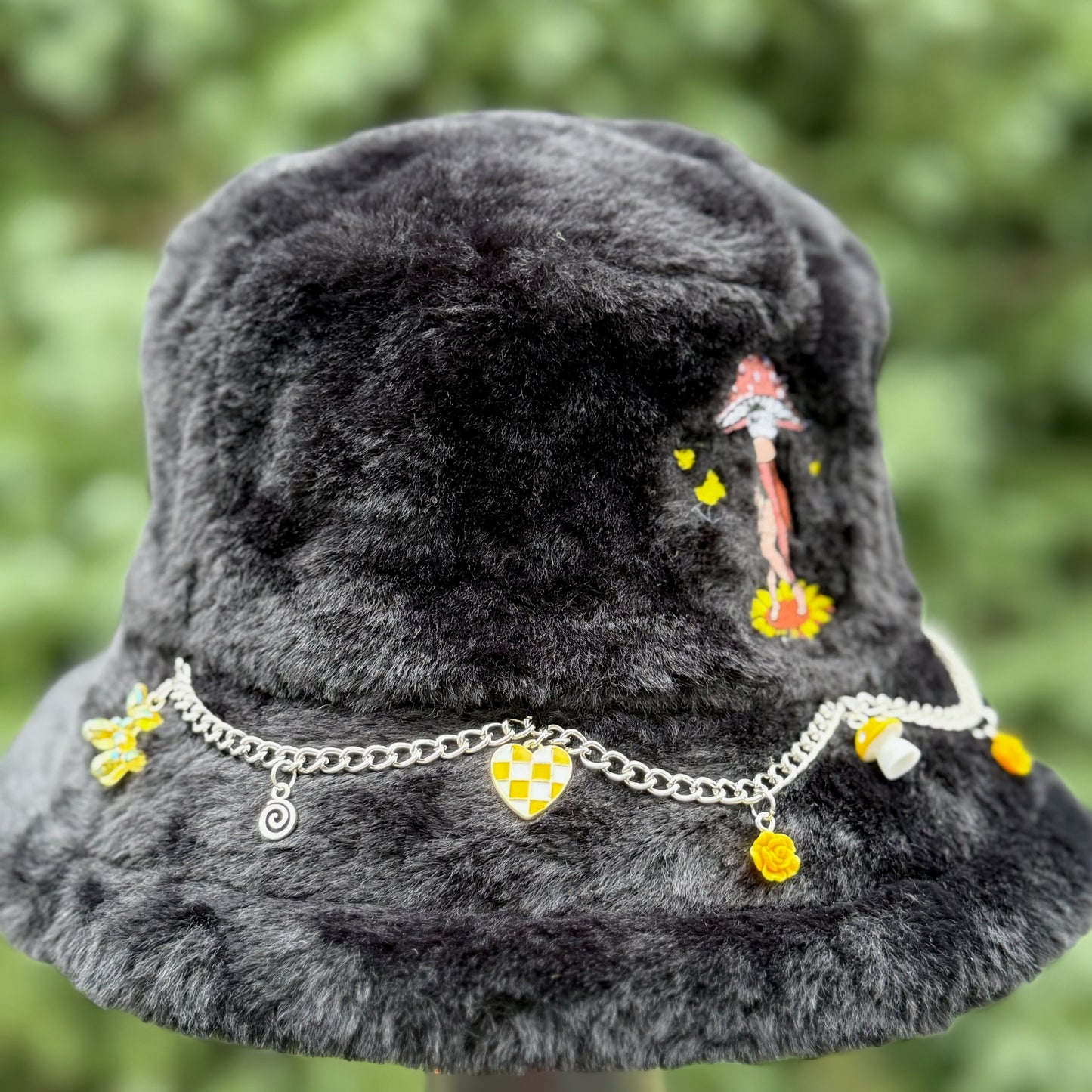 Black Sunflower Bucket Hat 7