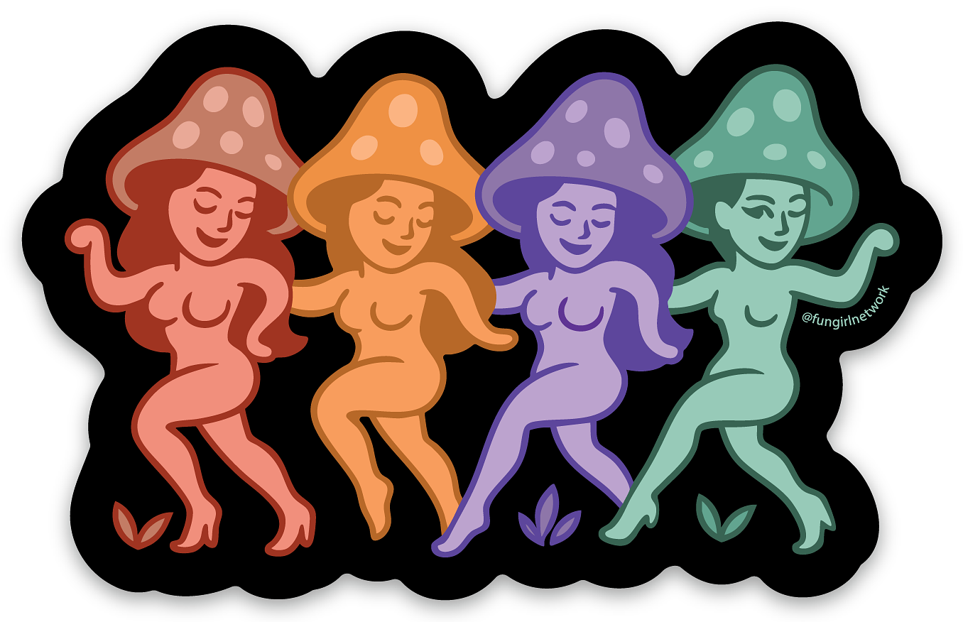 Grateful Shrooms Sticker