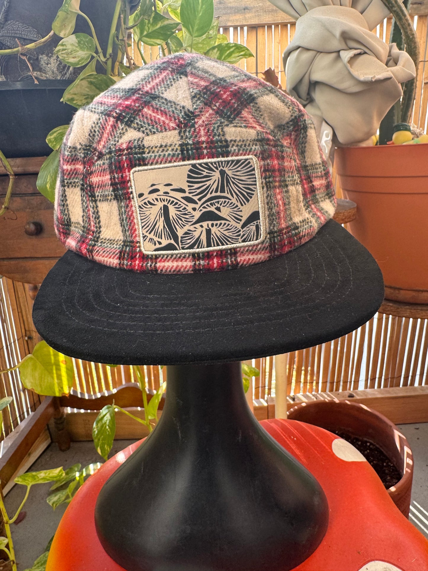 Scotland Plaid- 5 Panel - Long Brim