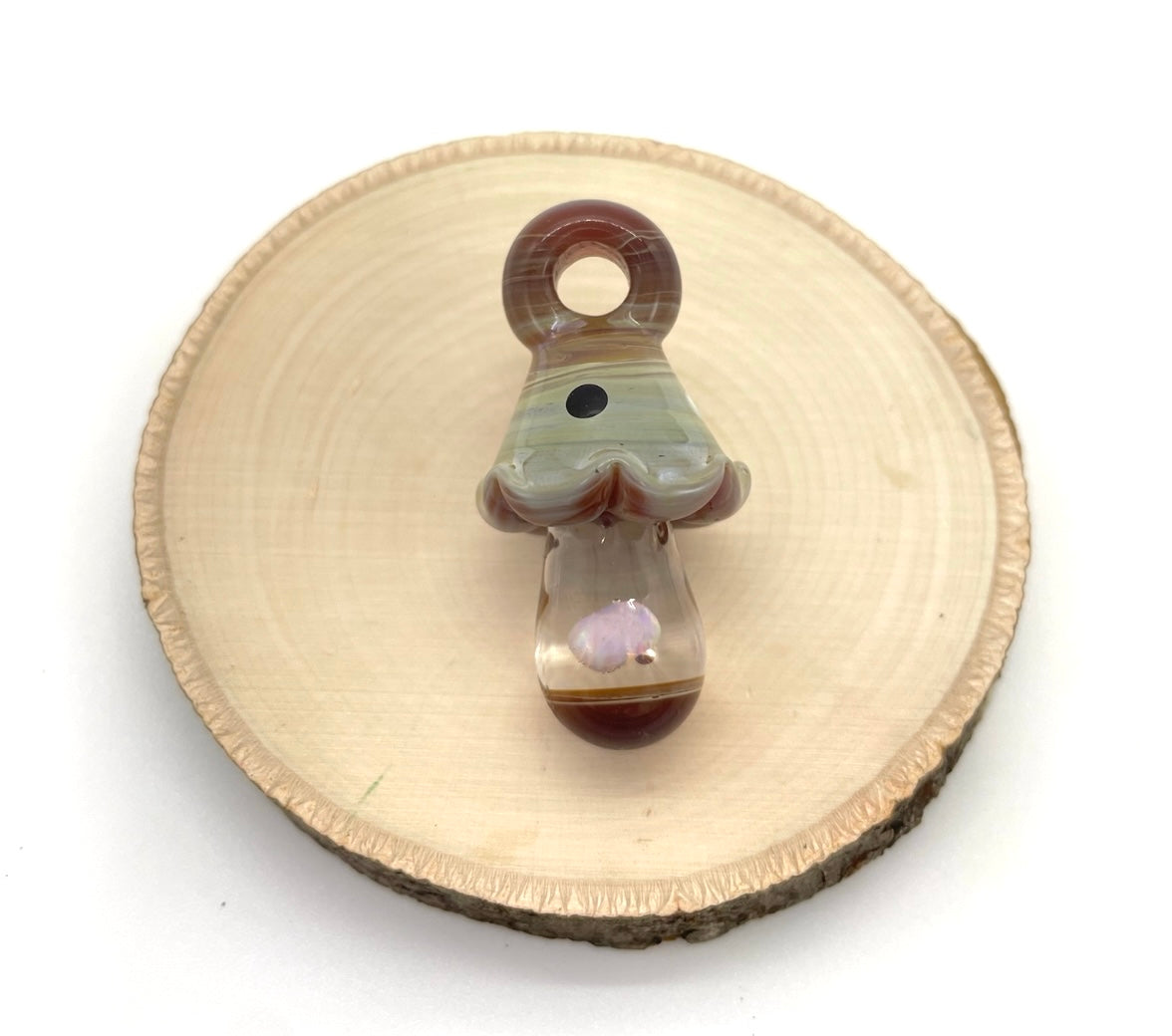 Glass Mushroom Pendant