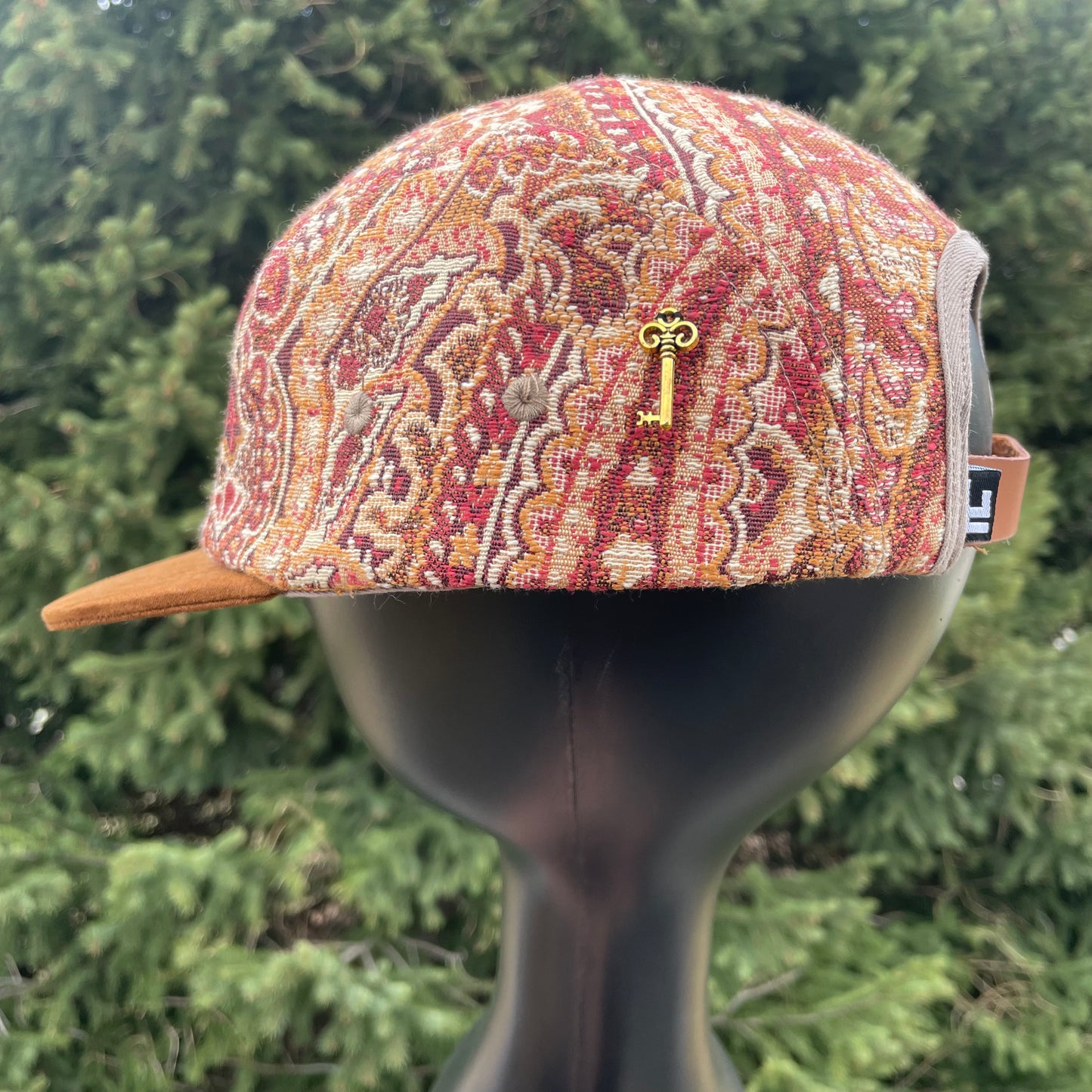 Desert paisley - 5 Panel Hat - Short Brim 1