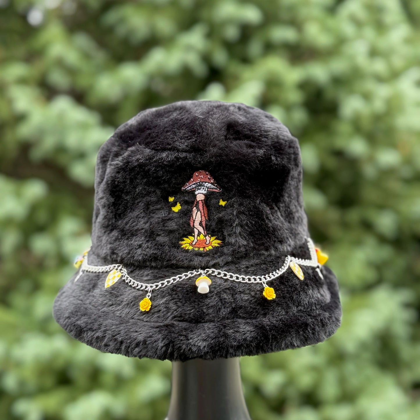 Black Sunflower Bucket Hat 7
