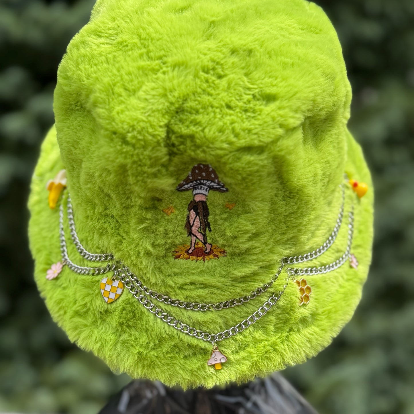 Green Sunflower Bucket Hat 6