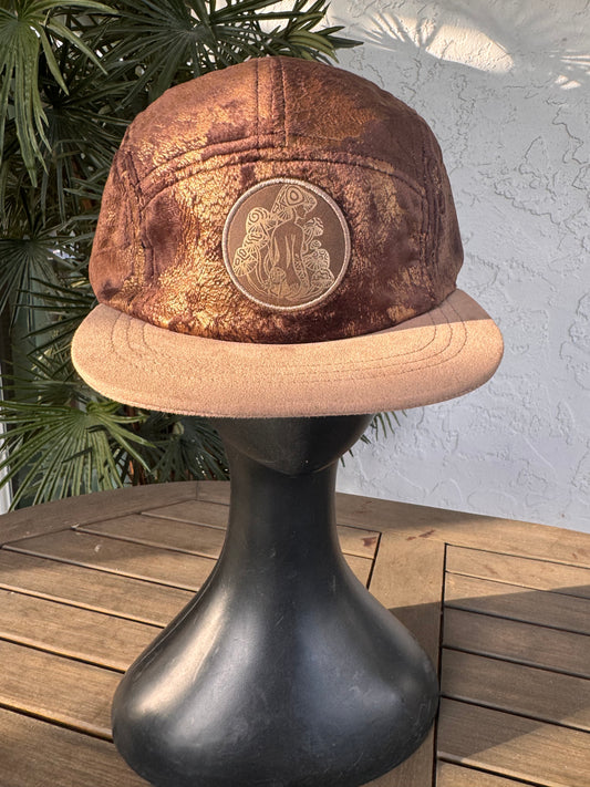 Tigers Eye - 5 Panel - Short Brim