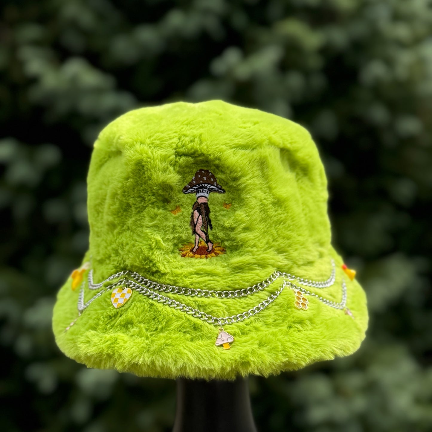 Green Sunflower Bucket Hat 6