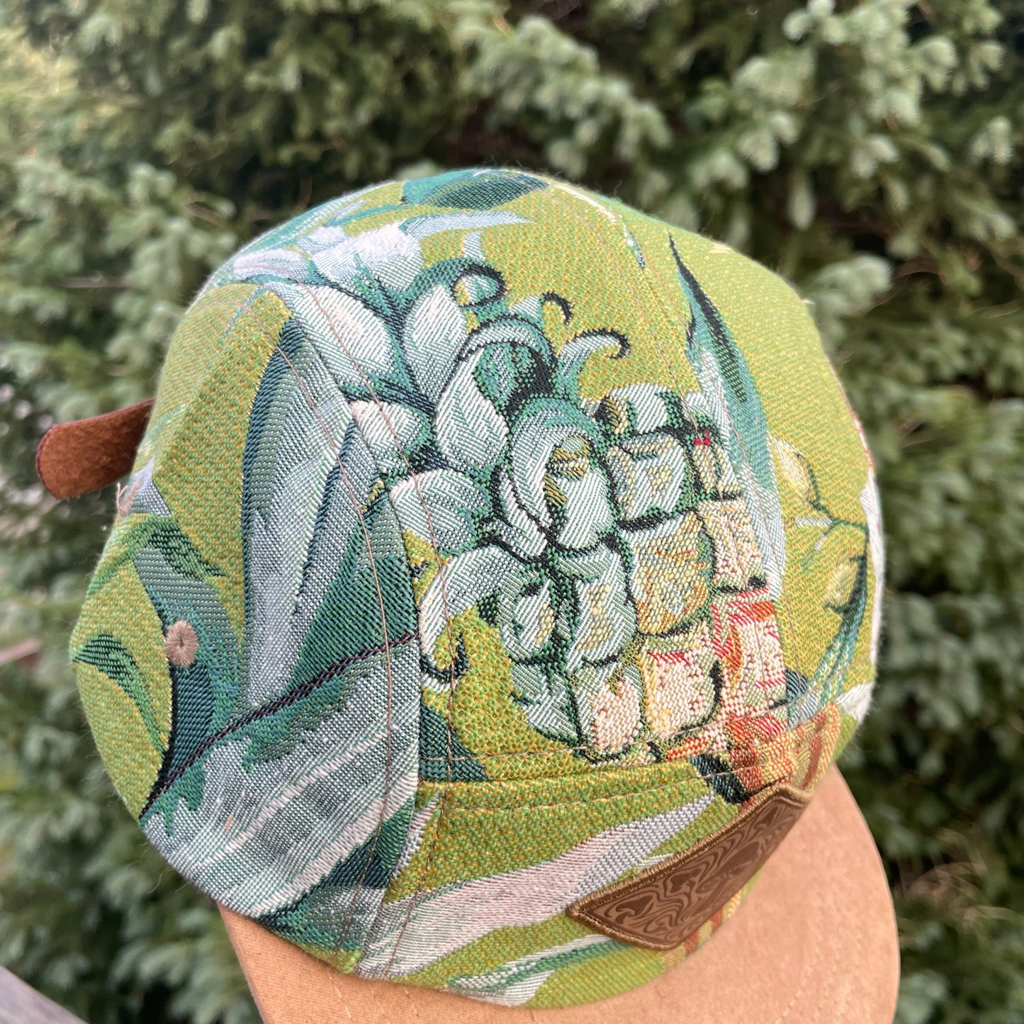 Florida Floral- 5 Panel Hat - Short Brim
