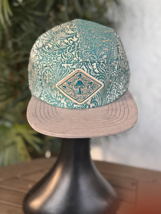 Swirl World- 5 Panel - Long Brim