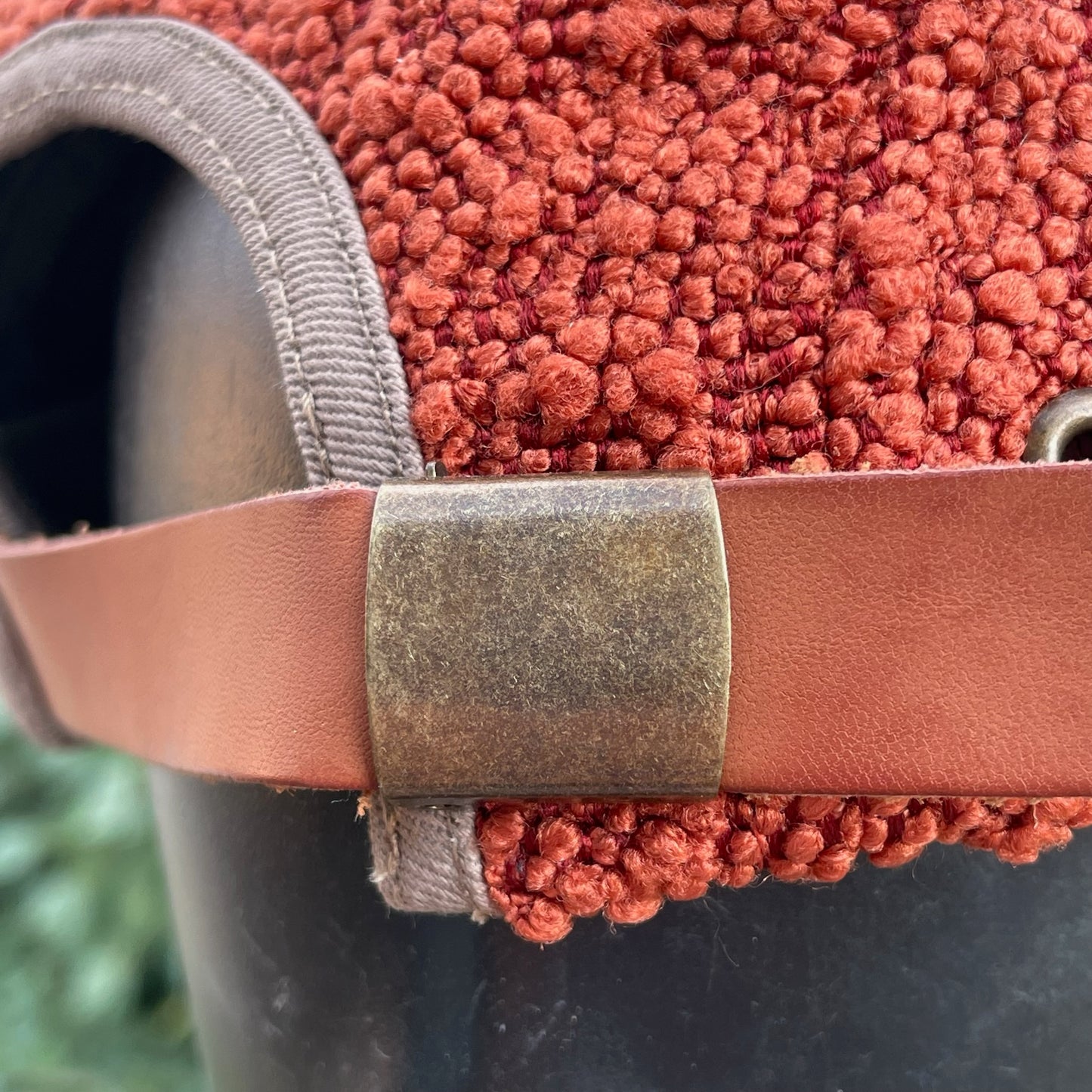 Burnt Orange Corduroy - 5 Panel Hat - Short Brim