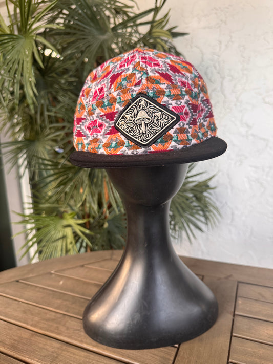 Pretty in Pink- 5 Panel - Short Brim