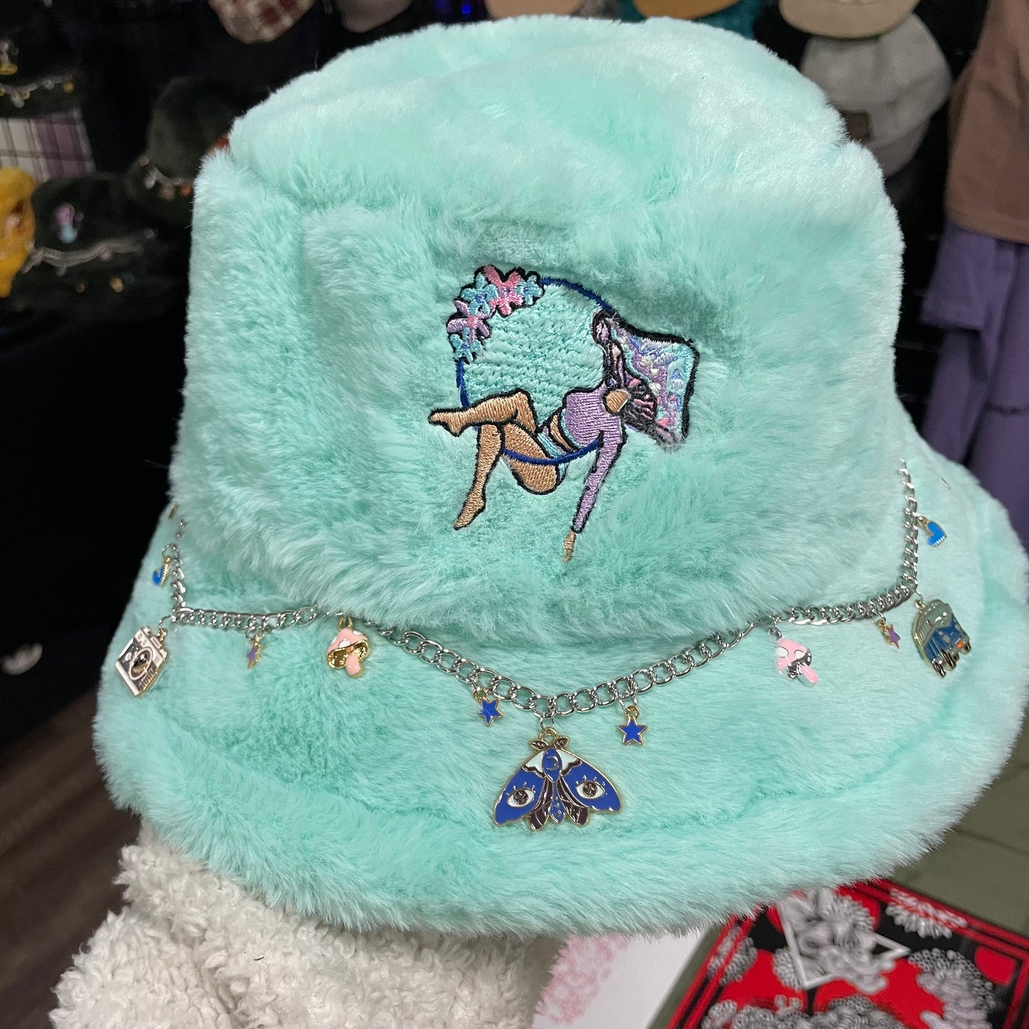 Teal Bucket Hat 2