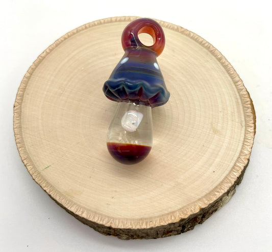 Glass Mushroom Pendant
