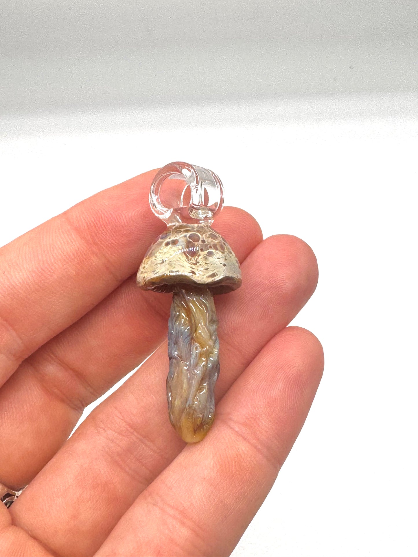 Glass Mushroom Pendant