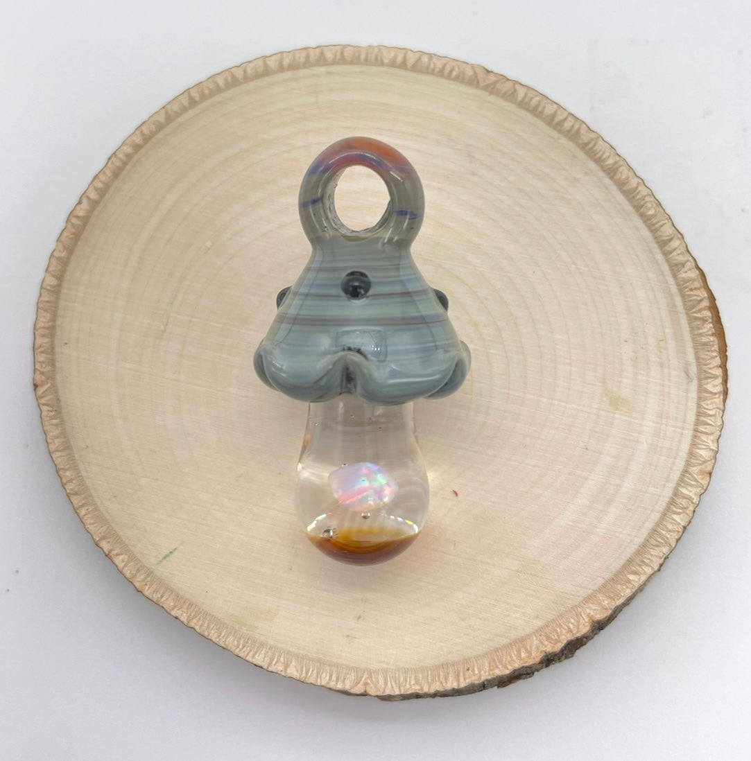 Glass Mushroom Pendant