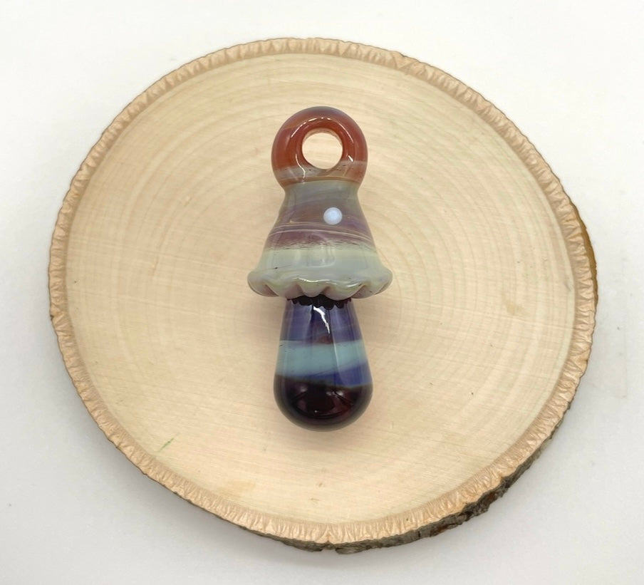 Glass Mushroom Pendant