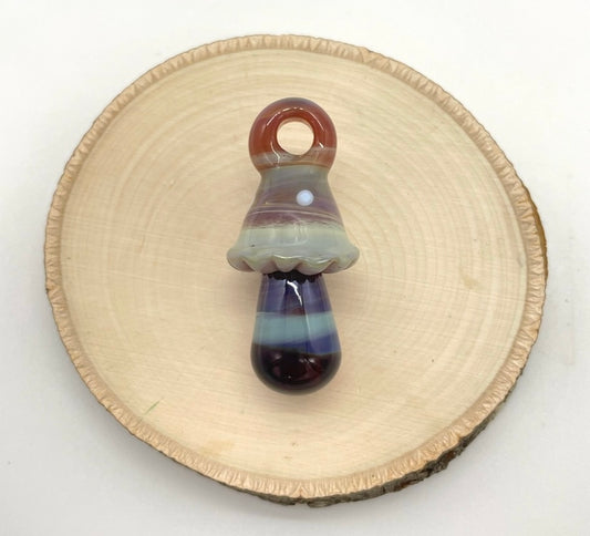 Glass Mushroom Pendant