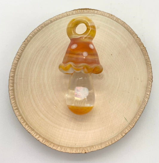 Glass Mushroom Pendant