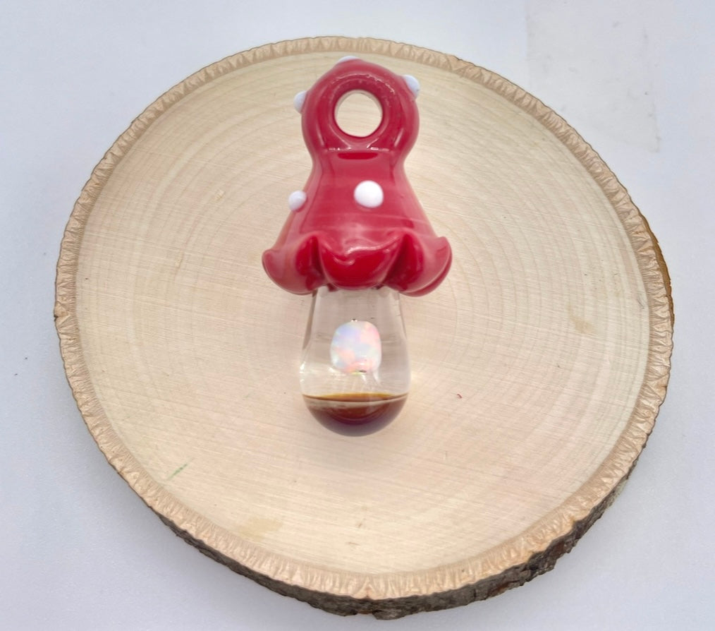 Glass Mushroom Pendant