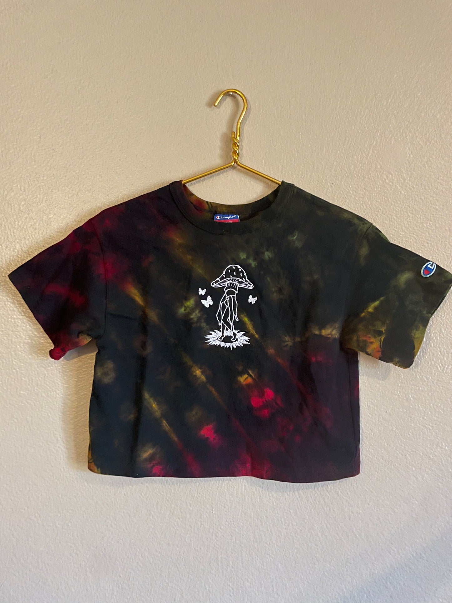 Reverse-dyed Crop-T (Small)