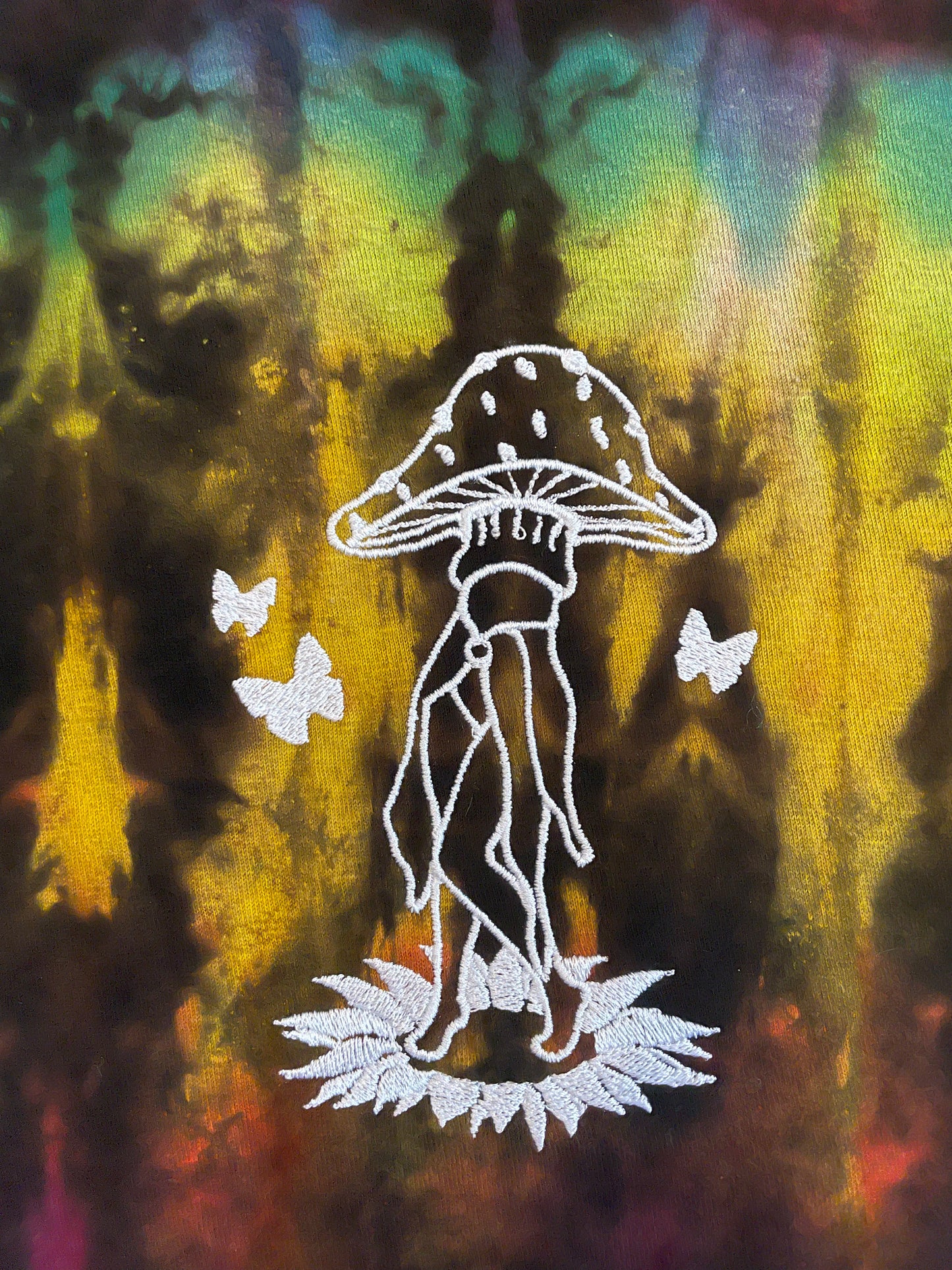 Reverse-dyed T-shirt (Small)