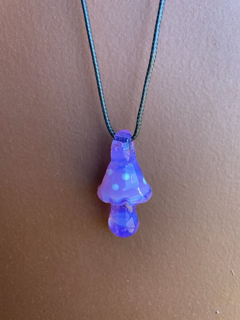 Glass Mushroom Pendant
