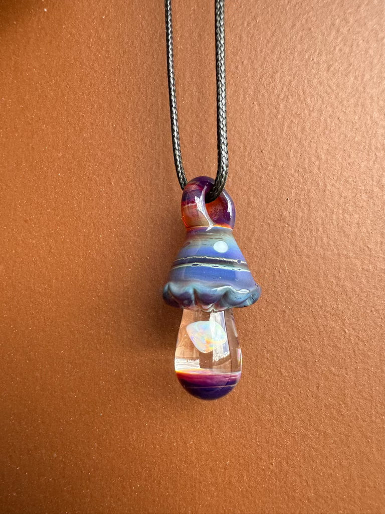 Glass Mushroom Pendant