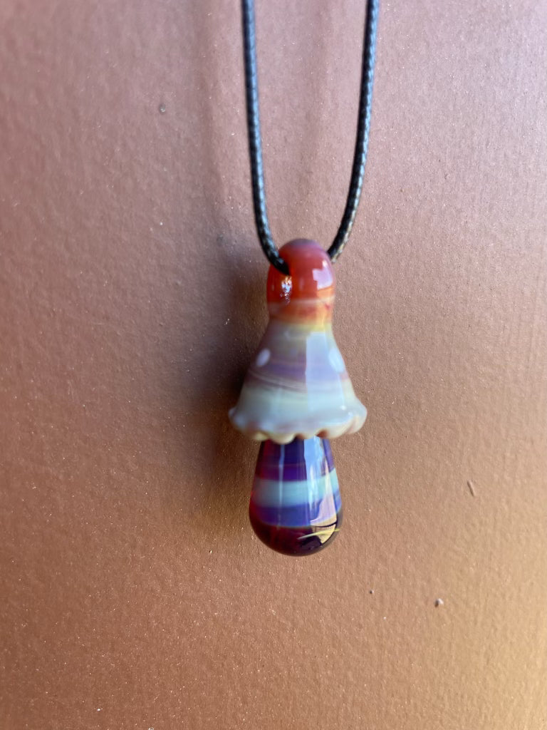 Glass Mushroom Pendant