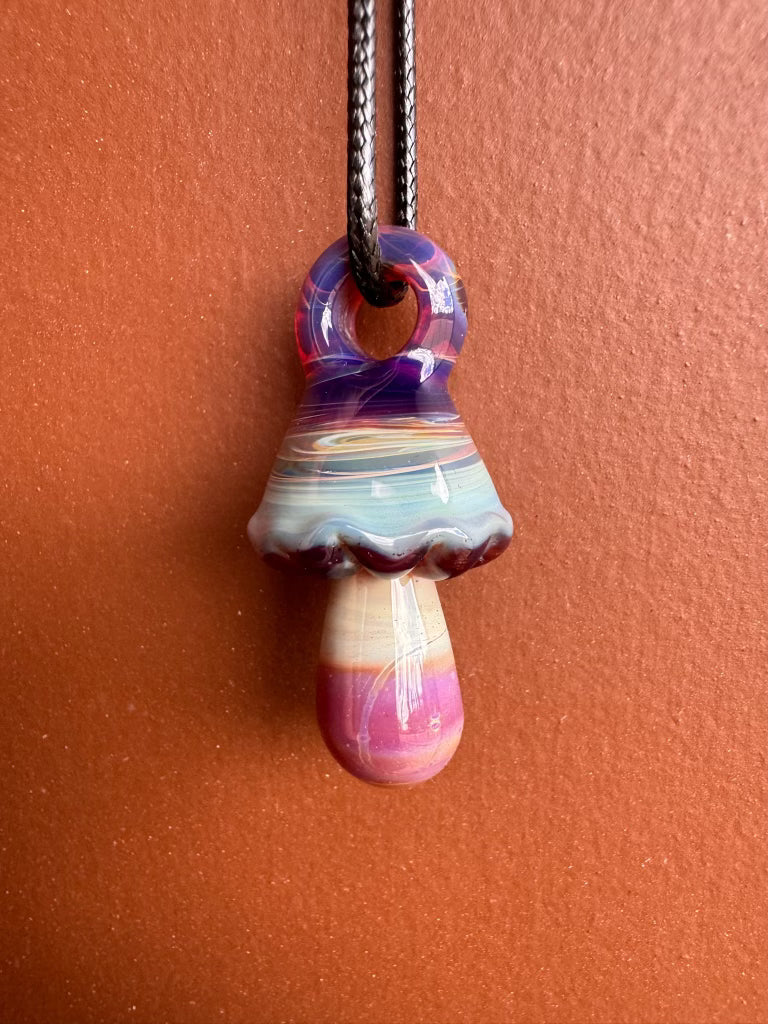 Glass Mushroom Pendant