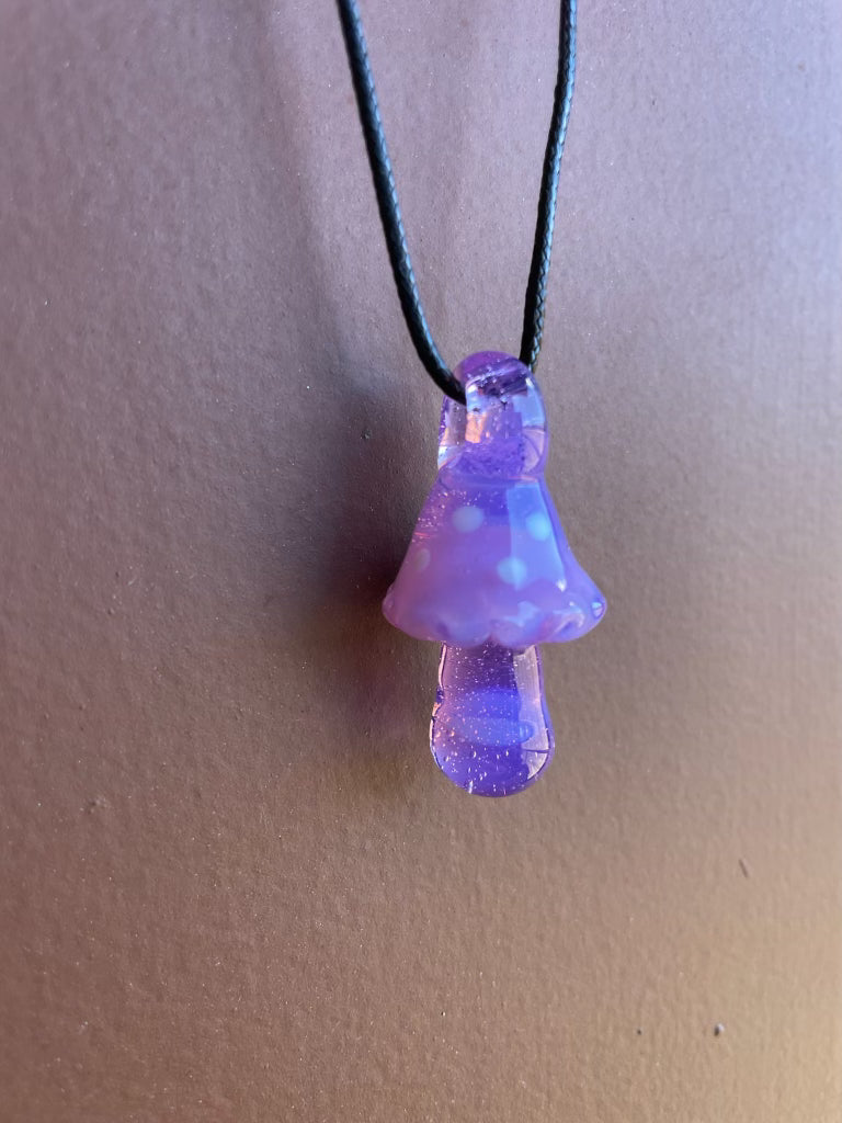Glass Mushroom Pendant