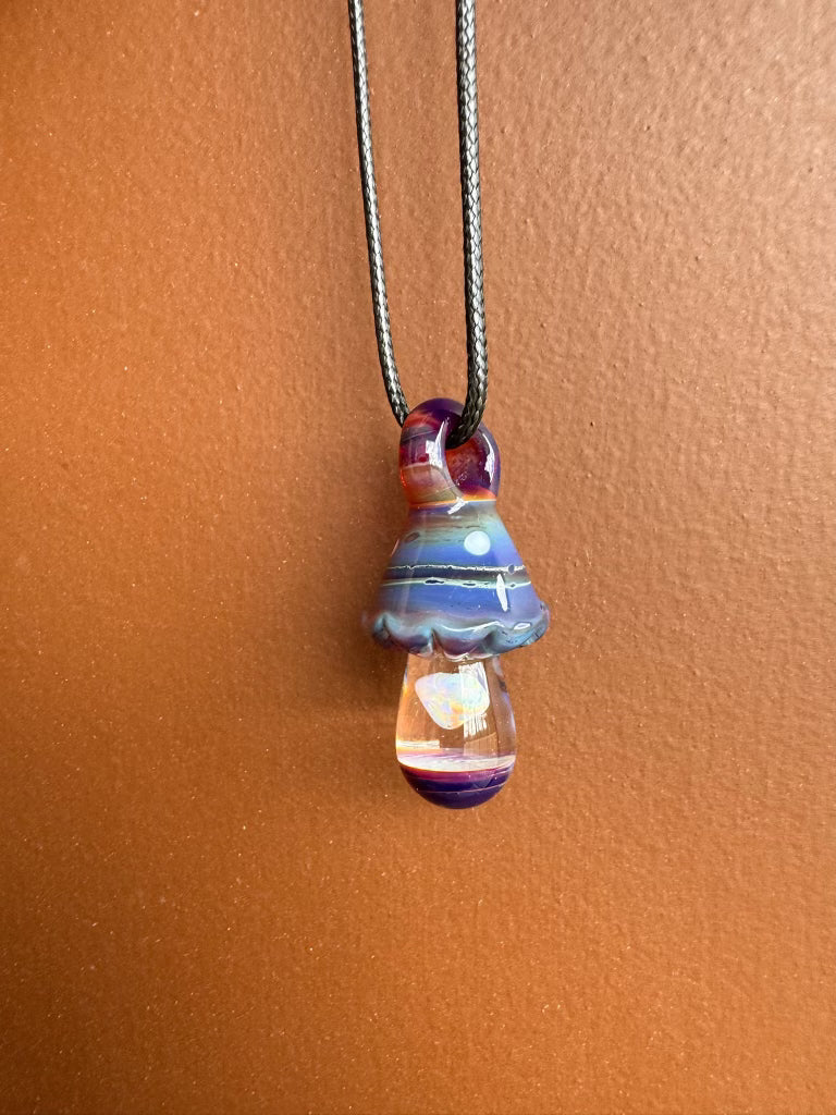 Glass Mushroom Pendant