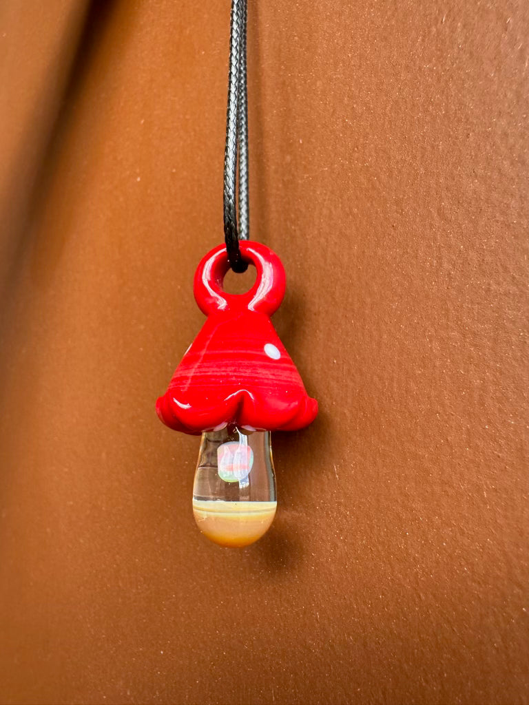 Glass Mushroom Pendant