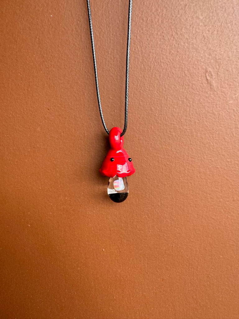 Glass Mushroom Pendant