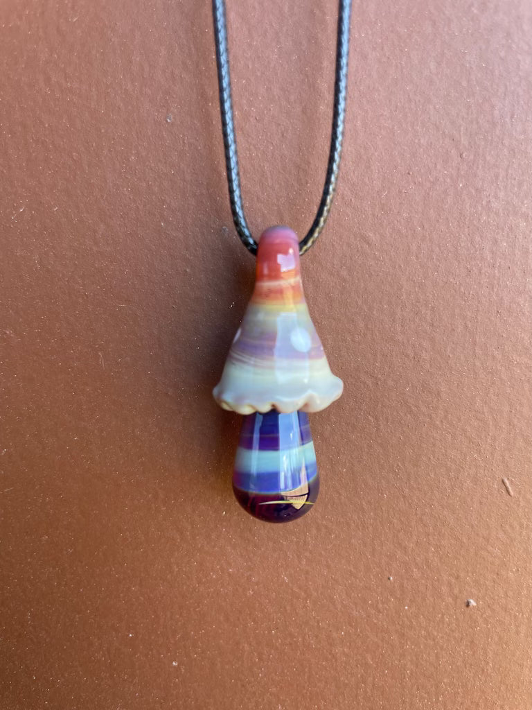 Glass Mushroom Pendant