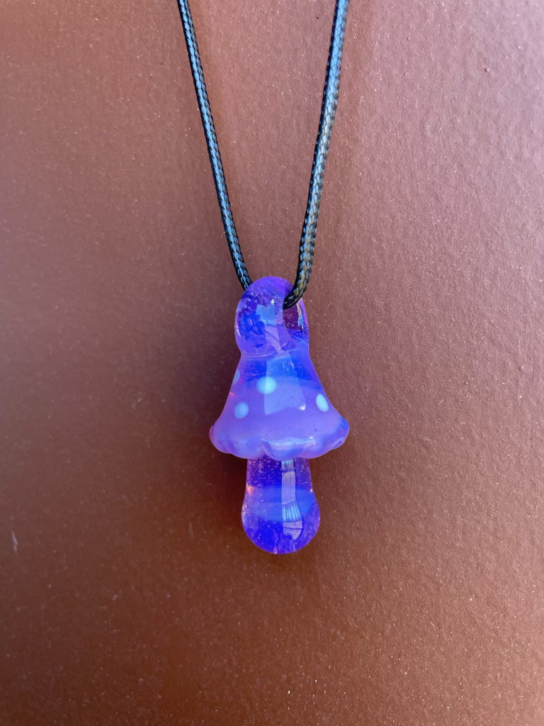 Glass Mushroom Pendant