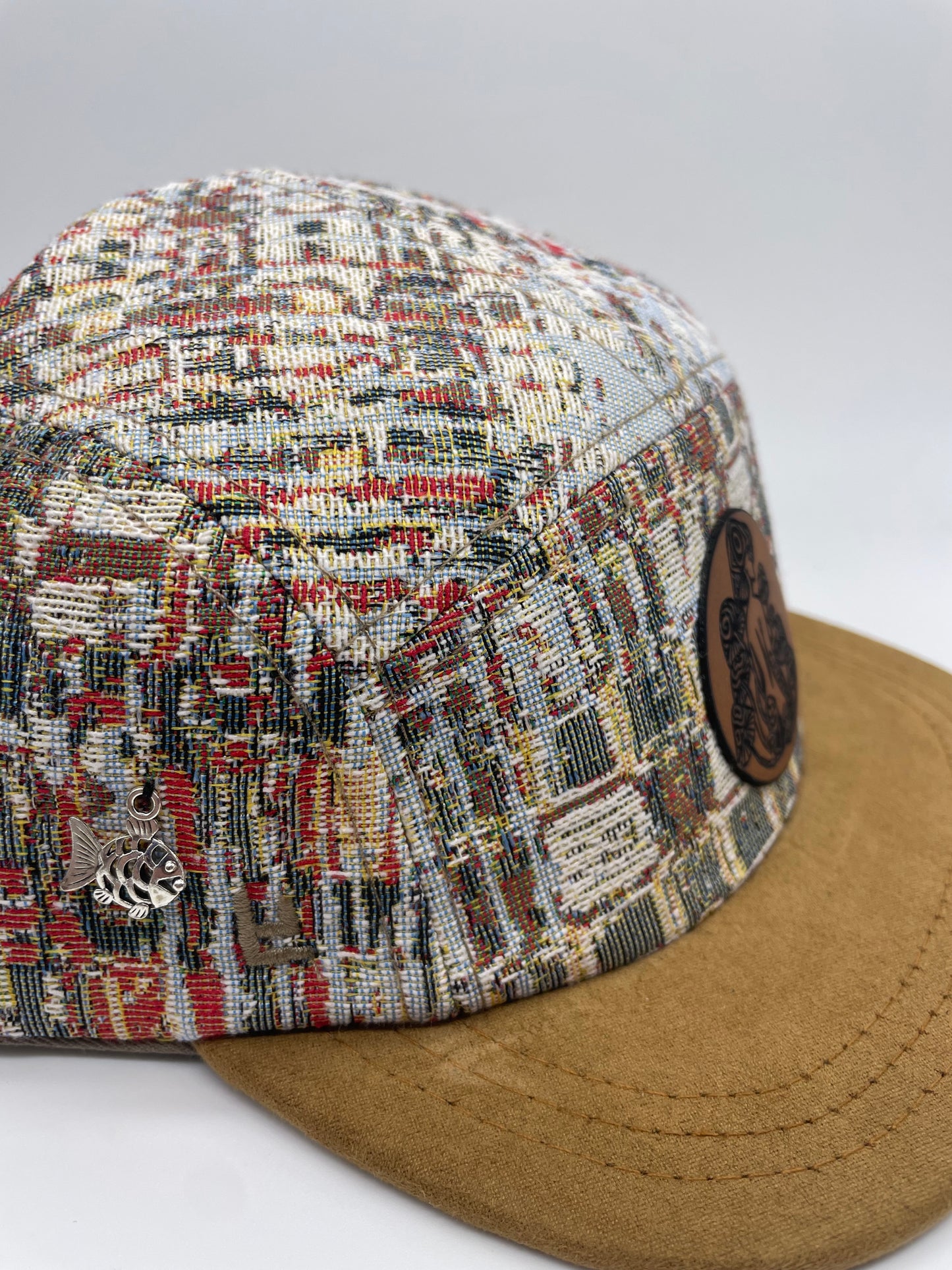Square - 5 Panel Hat - Short Brim