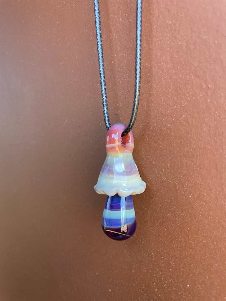 Glass Mushroom Pendant
