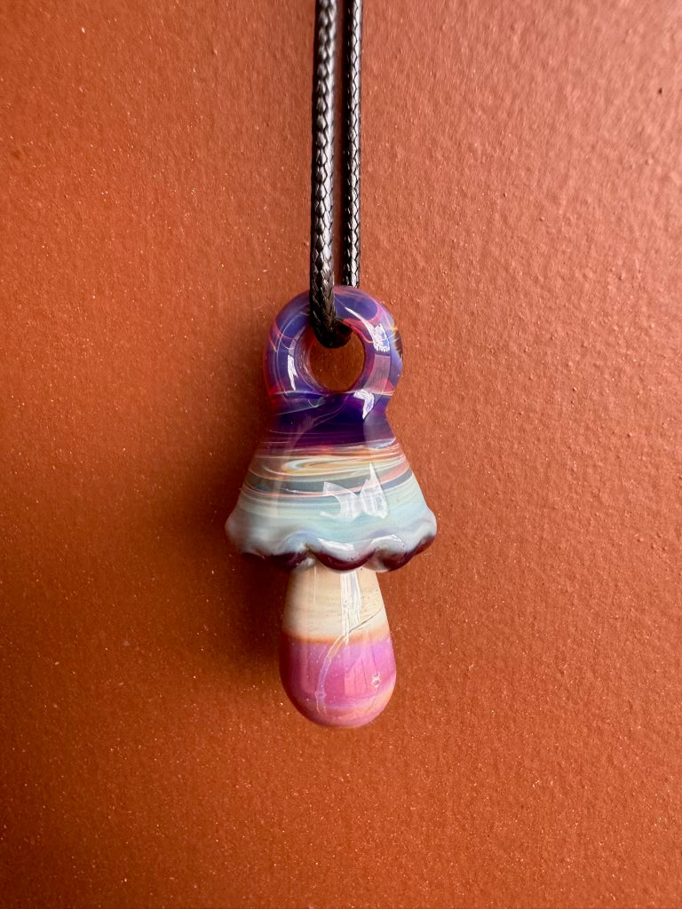 Glass Mushroom Pendant