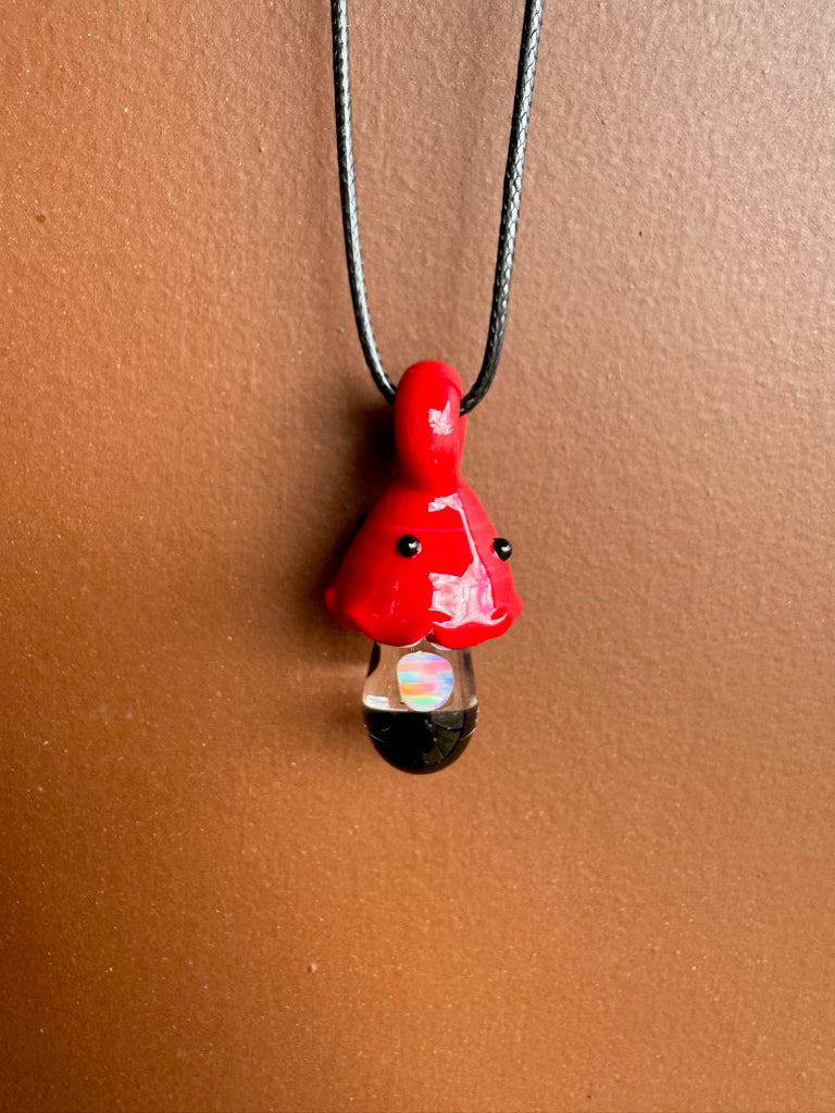 Glass Mushroom Pendant