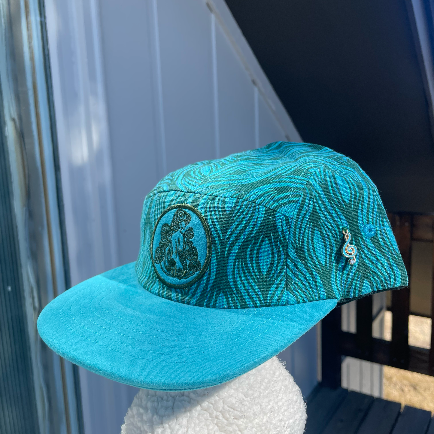 Blue Waves - 5 Panel (Long Brim)