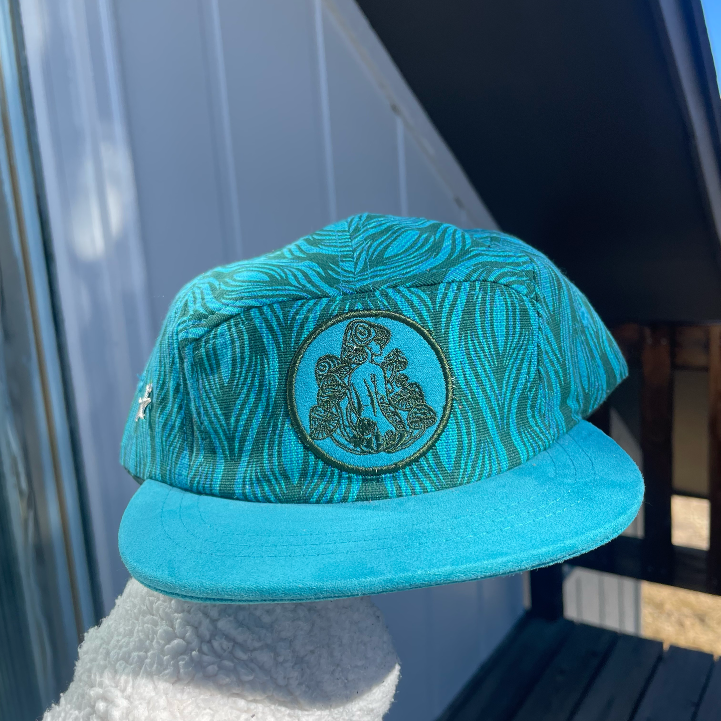 Blue Wave - 5 Panel (Short Brim)