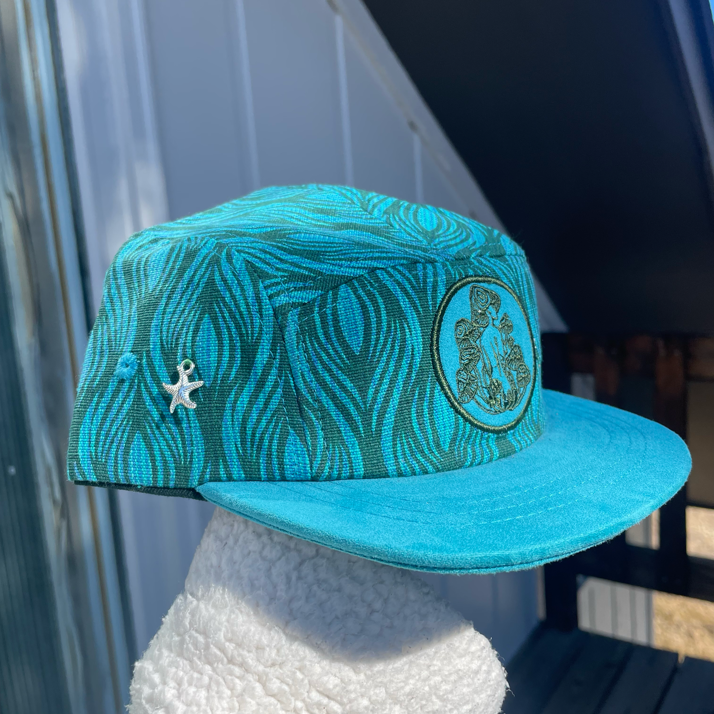 Blue Wave - 5 Panel (Short Brim)