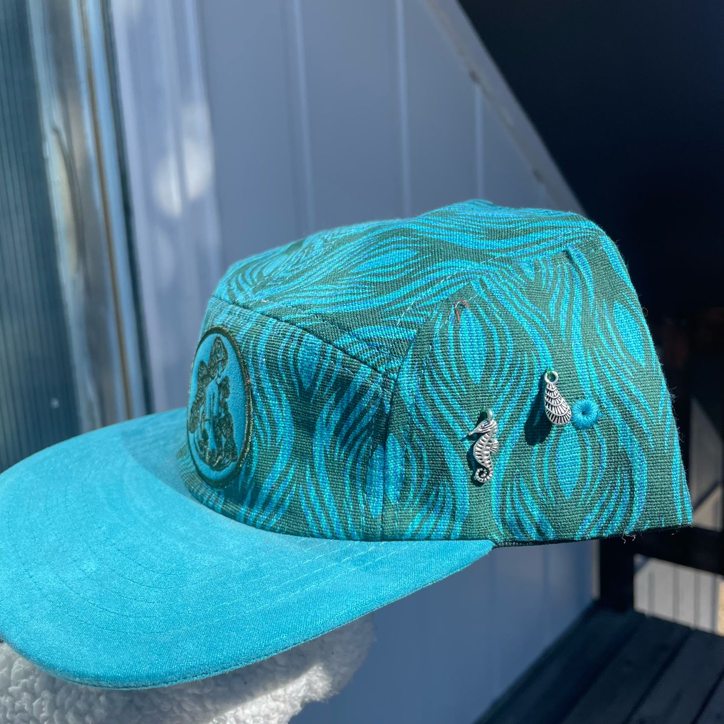 Blue Waves - 5 Panel (Long Brim)2