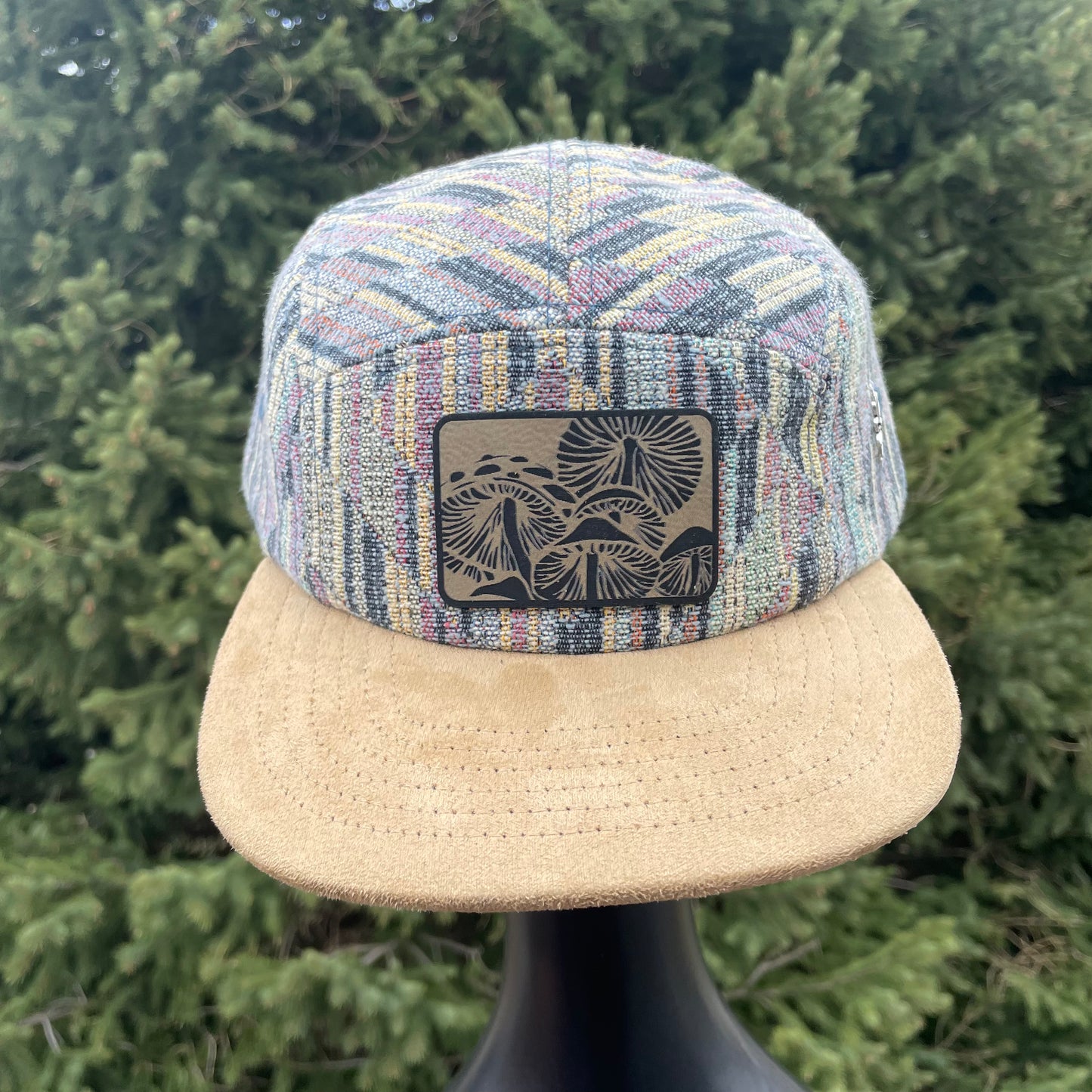 Pastel Geo - 5 Panel Hat - Short Brim 1