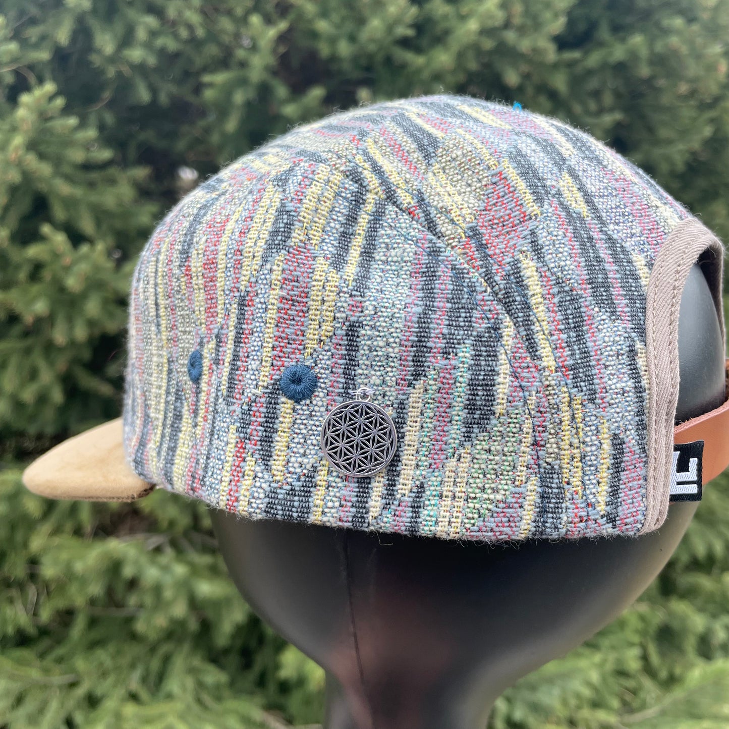 Pastel Geo - 5 Panel Hat - Short Brim 2