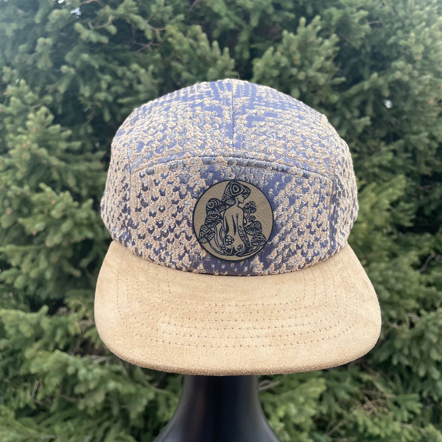 Snakeskin - 5 Panel Hat - Long Brim