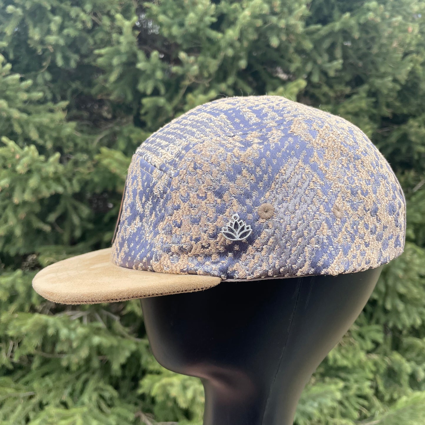 Snakeskin - 5 Panel Hat - Short Brim